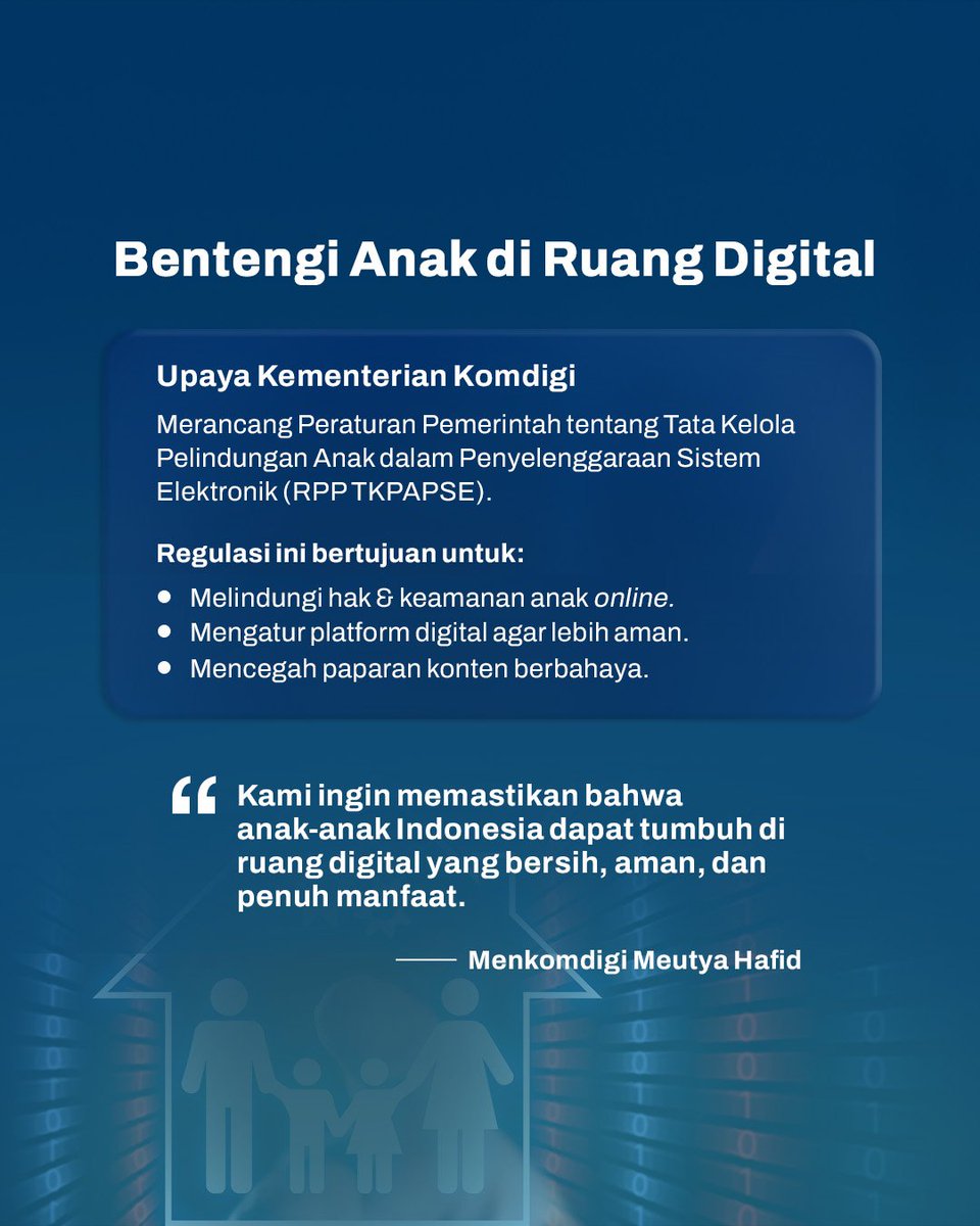 hellorubika's tweet photo. Halo, SobatKom!

Selama perjalanan 100 hari masa kerja pemerintahan Presiden Prabowo Subianto dan Wakil Presiden Gibran Rakabuming Raka, Kementerian Komdigi berkomitmen untuk terus mendukung percepatan transformasi digital Indonesia. 🚀🧑‍💻 https://t.co/6XXte6B2U6