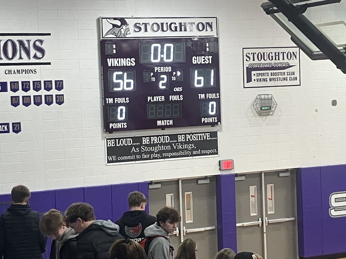 bbmind's tweet image. Stoughton drops to 8-7 with loss to Mt Horeb. Game was tied with 1:28 left. Carter Sullivan led with 23 (unofficially). Next game Saturday vs Greenfield, at home.
