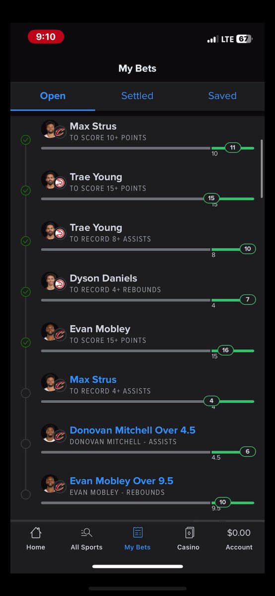 Snoopy2822's tweet photo. So I def screen shot and recorded max Strus having 4 assist  I was waiting on Trey young and Evan Mobley for one they got there’s then when game was over they took it back @FanDuel_Support @FDSportsbook https://t.co/uDGTWGtjLf