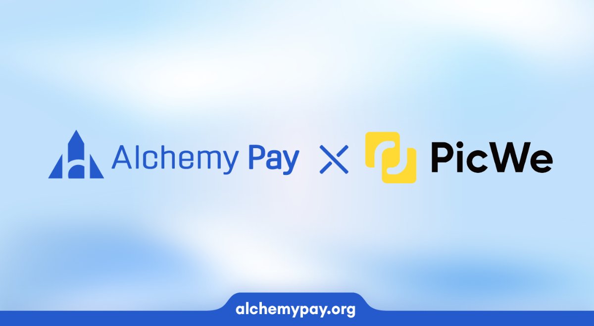 AlchemyPay's tweet photo. Our On &amp; Off-Ramp solution has gone live on @PicWeGlobal! Users can now easily access #AlchemyPay's services directly from PicWe's homepage, converting fiat to crypto and vice versa with ease using fiat payments.
Let’s keep bridging the gap!

https://t.co/W072L2oQwc

$ACH https://t.co/OeXKx2KUxV