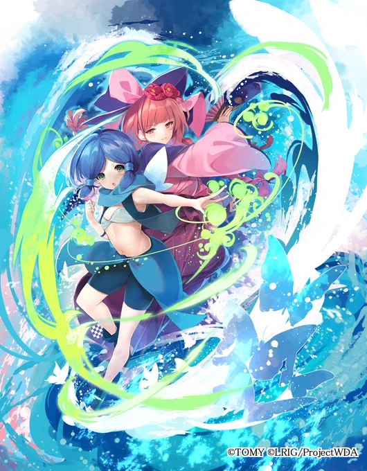 1月31日(金)発売のWIXOSS新拡張パック【FORTH SELECTOR】にて『バタフライ・エフェクト』の𝐔𝐀𝐑𝐯𝐞𝐫.版と通常版と『羅原姫 La』のイラストを描かせていただきました!!!よろしくお願いします! #WIXOSS #ウィクロス発売記念 
