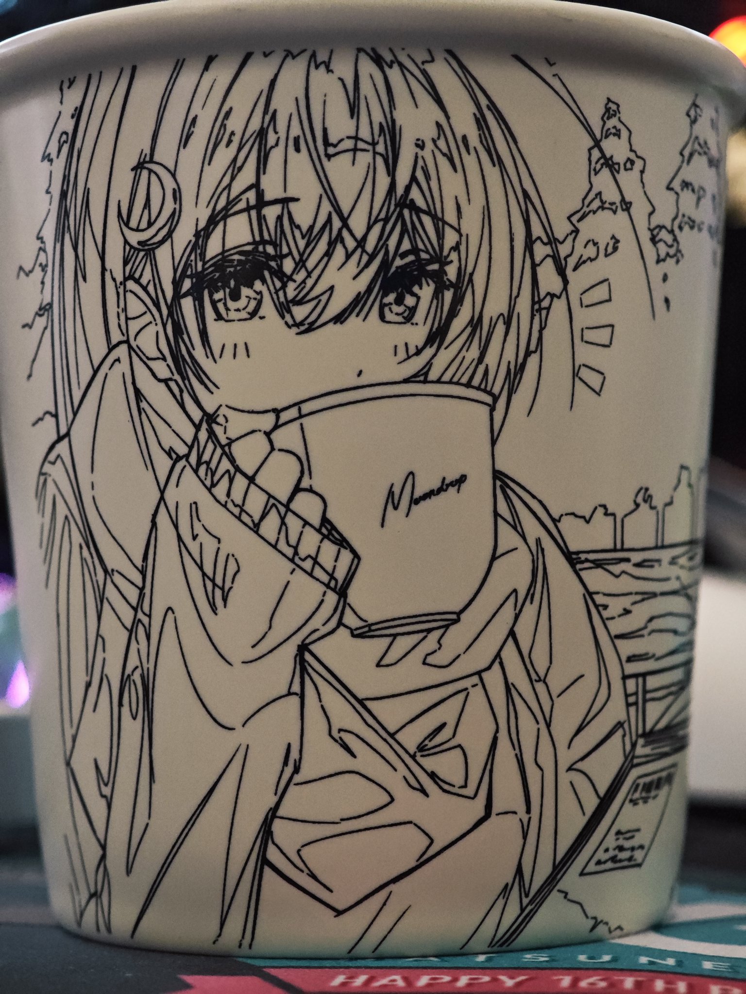 水月雨 カップ 珈琲 陶器 + 水月友希 クリップ x 2 mA N3uroLink on X: