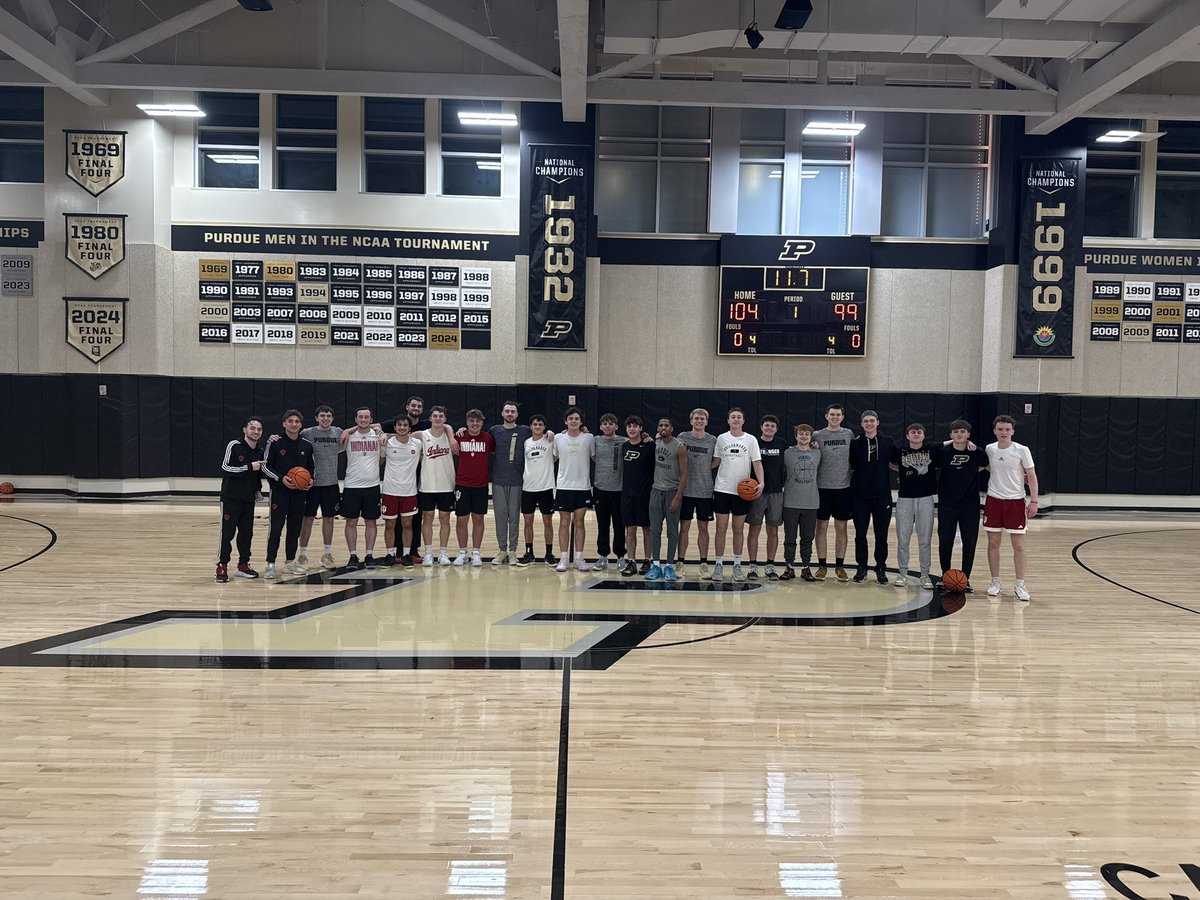 Big 2nd half spurt gets the Boilers to bounce back tonight with a 104-99 win over <a href="/IUBBManagers/">IU Basketball Managers</a> <a href="/ManagerGames_/">Manager Games</a>