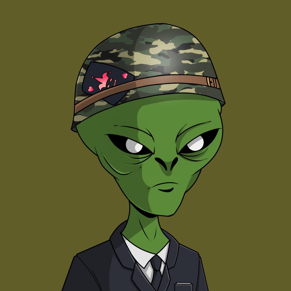 Mr. Classified keeps bending reality, his inner alien came out , ThanQ <a href="/AlienDumbClub/">aliendumbclub | xrpl</a> for this great piece! 🐸👽💚