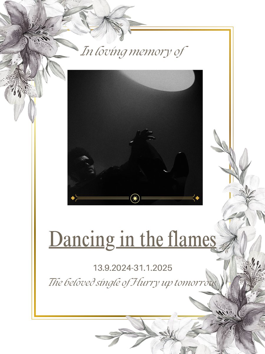 DANCING IN THE FLAMES💔💔💔💔