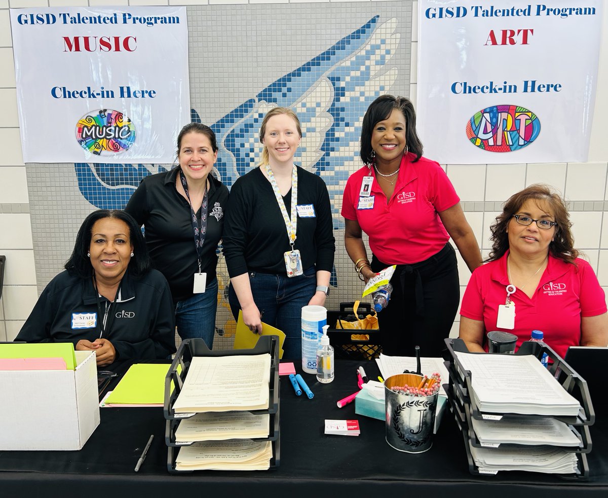 <a href="/gisdnews/">Garland ISD</a> Talented Assessment Weekend was WONDERFUL!  Loved seeing SO MUCH phenomenal #Unmatched art &amp; music talent &amp; celebrating different pathways to G/T identification! Thanks G/T &amp; <a href="/GISDArts/">GISD Fine Arts</a> staff for a successful event!  <a href="/AdamsTechEd/">Jason Adams</a> <a href="/GISDTLD/">Teaching & Learning Development</a> <a href="/TXGifted/">TAGT</a> <a href="/drlopez23/">Ricardo Lopez</a> <a href="/mhill219/">Melissa Hill</a>