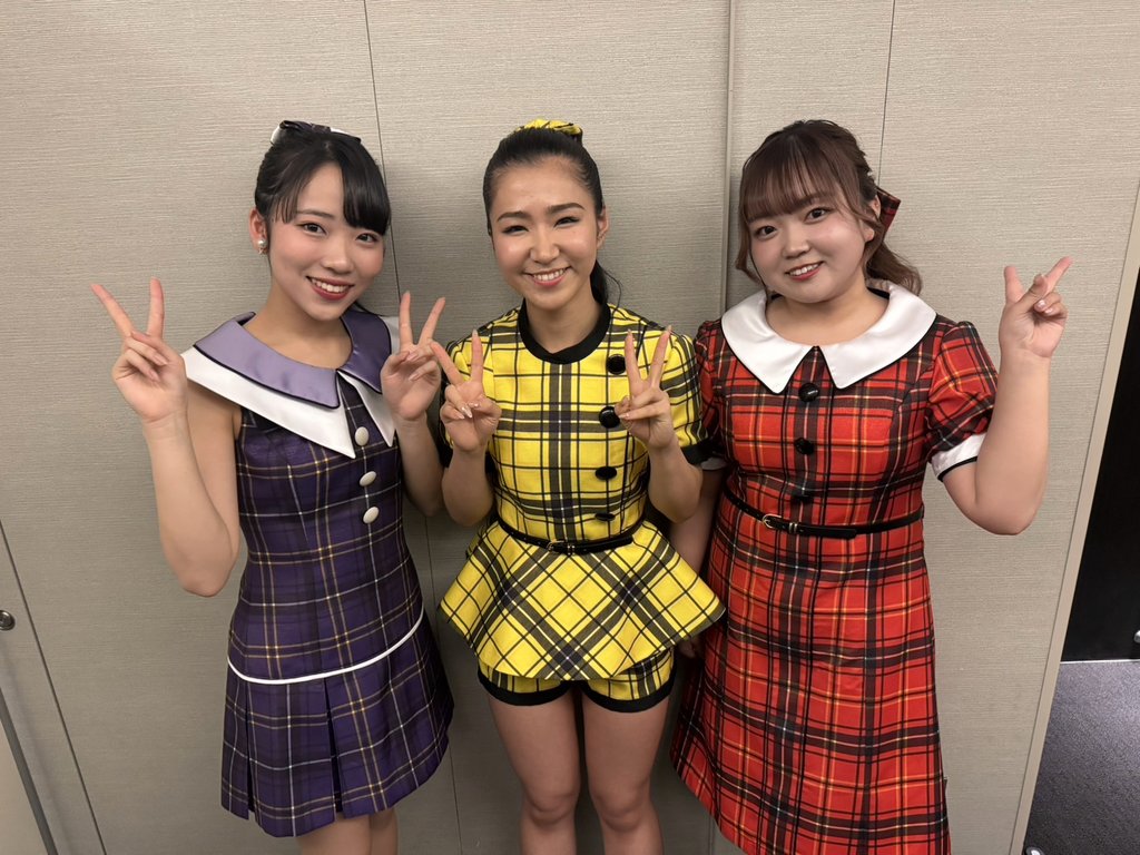 昨日は #3人娘Z ‼️で #IDOLSUPERLIVE でした❣️ はじめての雰囲気で