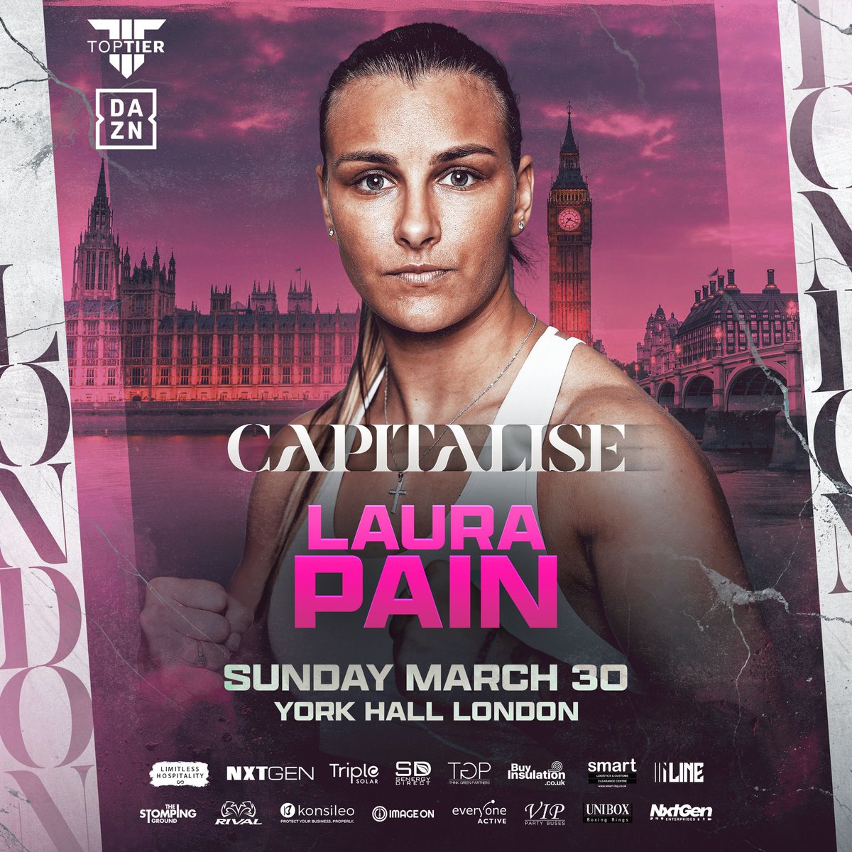 Unfortunatly due to circumstances out of my hands my fight scheduled for 9th Feb is now on the 30th March. Tickets will roll onto this show and anyone who would like to come and support please message me🎟️🎫