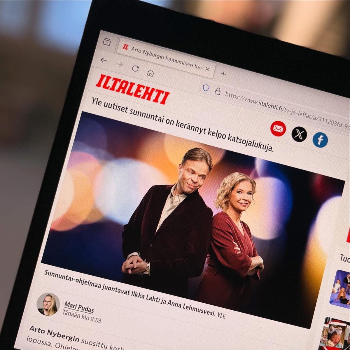 ”Murska-arviot” peruttu ☺️ Sunnuntain ensimmäiset jaksot ovat tavoittaneet molemmat lähes miljoona katsojaa!

Kiitos katsomisesta ja kivaa viikonloppua ❤️