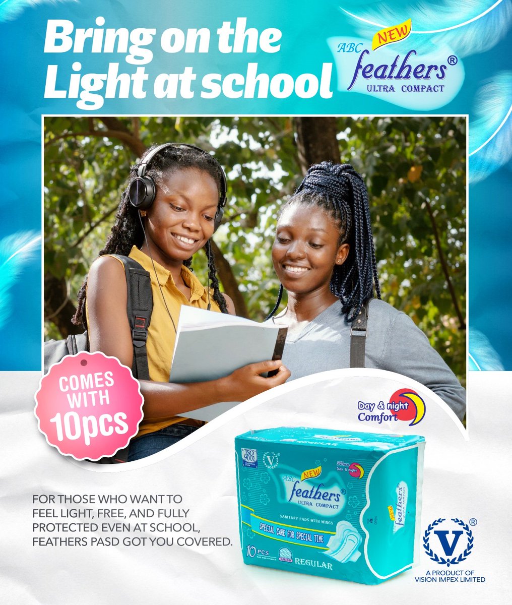 Feathers_Pads's tweet photo. Great quality doesn’t have to cost a lot! 

Feathers Pads offer reliable, comfortable protection at a price that fits your back-to-school budget.

Visit a shop or supermarket near you to buy yourself Feathers Sanitary Pads.

#LiveOnTheLightSideOfLife https://t.co/rGUgy6FyQx