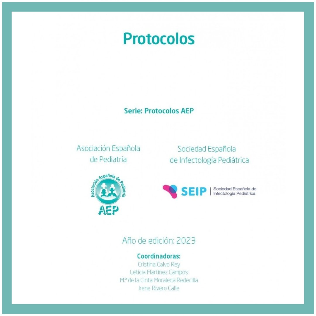 seipweb's tweet photo. 🆕️🆕️🆕️ #ProtocolosSEIP Publicados los protocolos actualizados de #InfecciosasPediatricas #PedsID @seipweb @aepediatria
 https://t.co/2R7GP3GSE9 https://t.co/s3lyHKwkF0