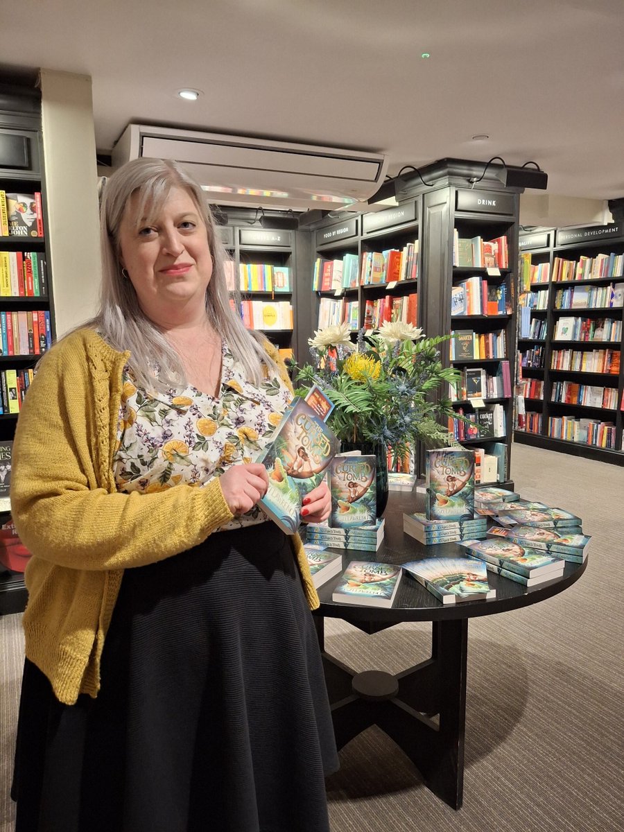 Bloomsbury Education (@bloomsburyed) on Twitter photo What a literary TREAT! We had a blast last night celebrating the book launch of 'The Cursed Tomb', a spine-tingling adventure set in ancient Egypt from <a href="/iszi_lawrence/">iszi lawrence</a> at <a href="/Waterstones/">Waterstones</a> !🥳
Available NOW online and in all good book shops!📚
#TheCursedTomb #BookLaunch #NewBook What a literary TREAT! We had a blast last night celebrating the book launch of 'The Cursed Tomb', a spine-tingling adventure set in ancient Egypt from <a href="/iszi_lawrence/">iszi lawrence</a> at <a href="/Waterstones/">Waterstones</a> !🥳
Available NOW online and in all good book shops!📚
#TheCursedTomb #BookLaunch #NewBook