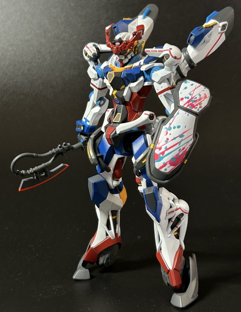 HG 1/144 GQuuuuuuX 映画見た勢いで完成させました。 めっちゃ久々にHG