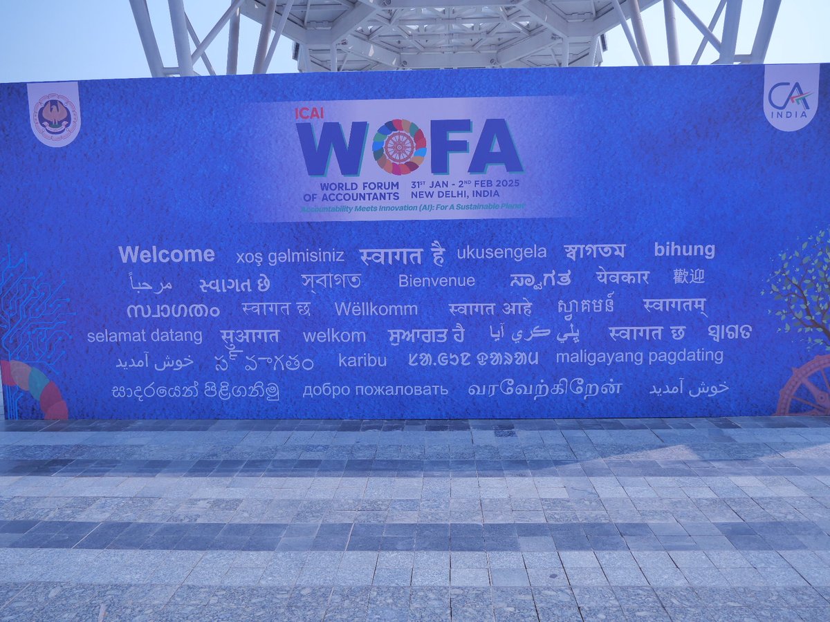Grand Welcome to the #ICAIWOFA2025 at Yashobhoomi! 

An incredible experience right from the entrance! The energy, the enthusiasm, and the grandeur of Yashobhoomi set the perfect tone for an insightful event ahead. 

 Stay tuned for more updates.
