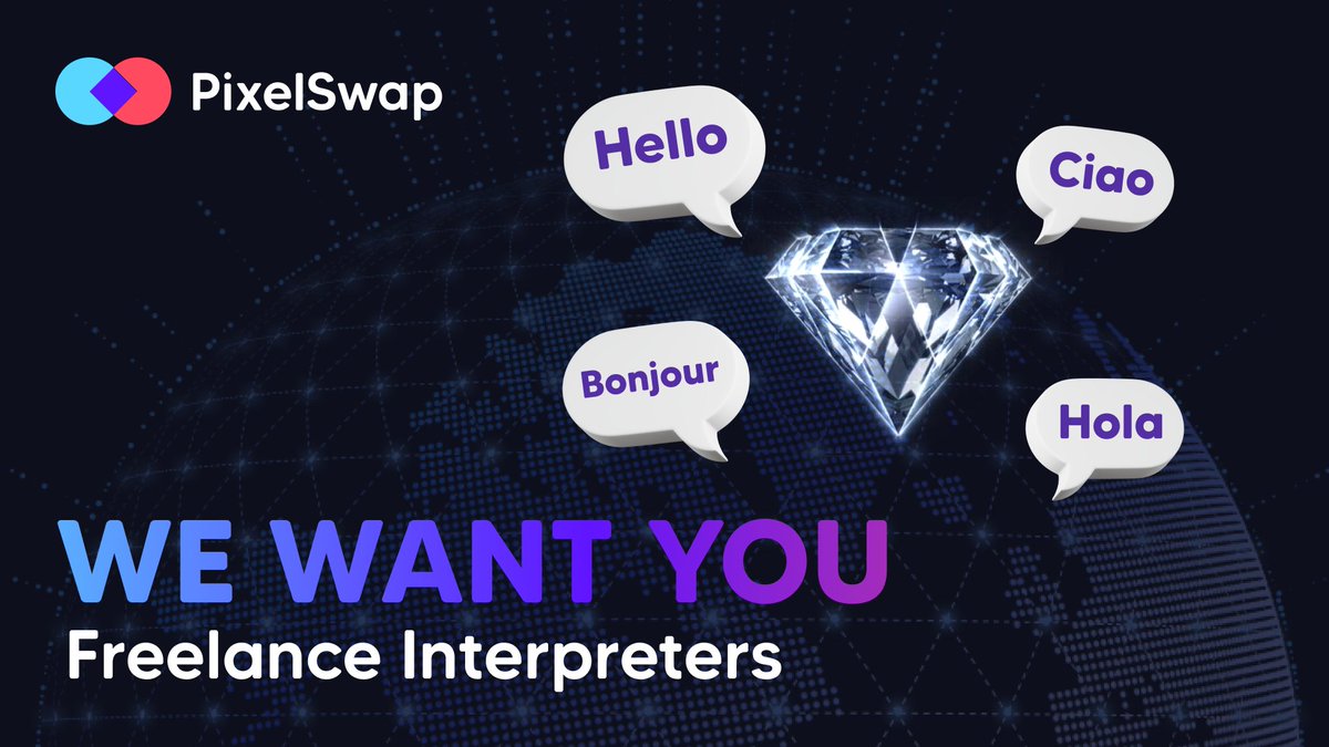 PixelSwap_io's tweet image. 🌍 #PixelSwap is Expanding Across Multiple Regions! 

We’re thrilled to announce that @PixelSwap_io is broadening its horizons by connecting with multilingual communities! To bring this vision to life, we’re seeking passionate community supporters. 🙌

🔎 What We’re Looking For:…