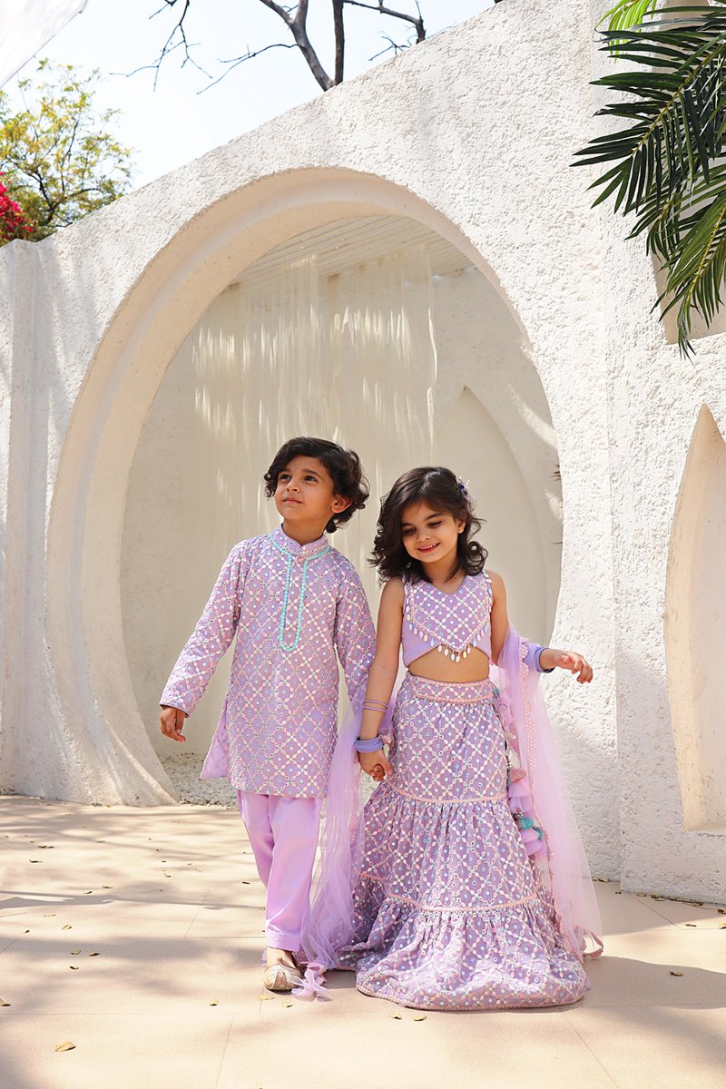 Pastel Dreamy Wedding Collection ✨ Perfect twinning sets for girls &amp; boys! 💖 From elegant lehengas to charming kurta sets, enjoy soft hues, intricate details &amp; picture-perfect coordination. Shop now: onitaa.co.uk/kids-wear 💫 #KidsFashion #WeddingStyle #kidswear