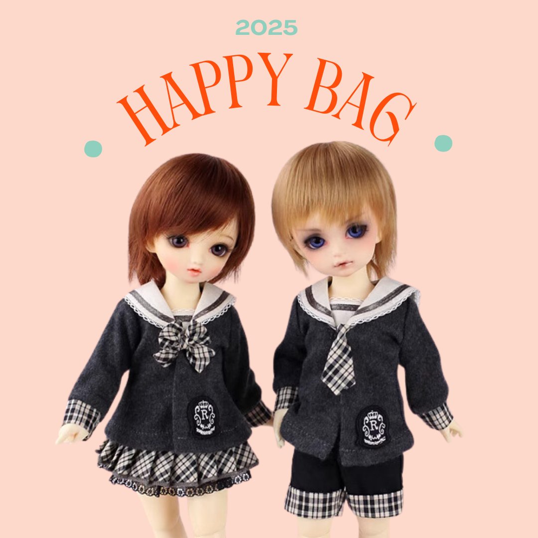 制服一式を詰め込んだ
HAPPYBAGが登場👜

ここだけでしか手に入らないアイテムがお得に詰まっています！

shop.dollcoll.com/items/97889865

#HAPPYBAG #ハンドメイドドール服 #ドール服