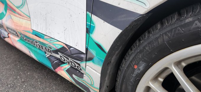 タイヤからの直接の飛び散りは軽減出来てるとは思うんだけど
朝露とスタッドレスの撒き上げで結局死ぬほど汚い 