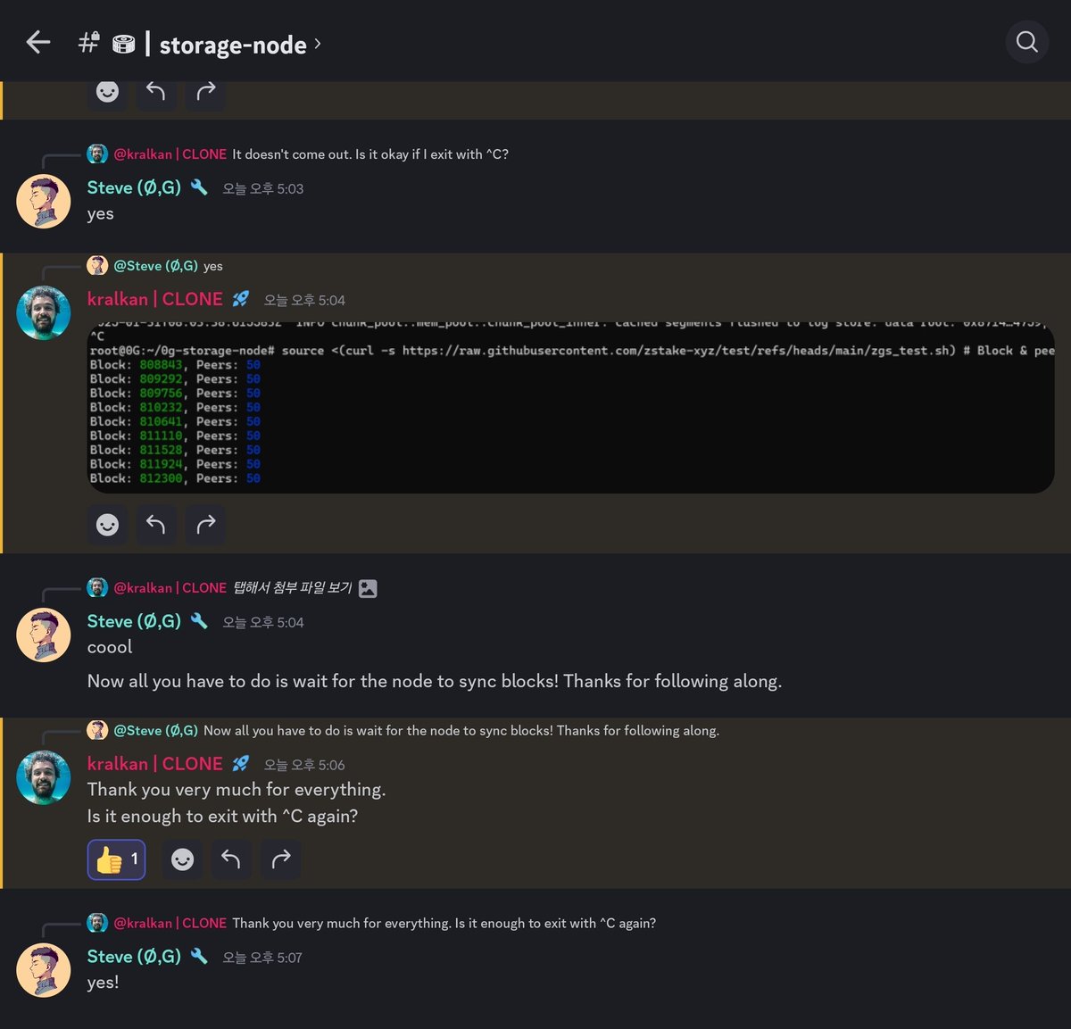 It's been fun helping node operators at <a href="/0G_labs/">0G_LABS</a>!
With the recent @_kaitoai craze, a lot of people have been visiting our <a href="/0G_labs/">0G_LABS</a> Discord channel (discord.gg/0glabs) and wanting to join the testnet.

In addition to TECH MOD, we have great community supporters like