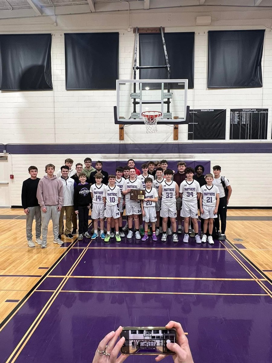 Congratulations to Coach AJ and his players on winning the 7th grade regional in basketball last night. Good luck Coach!