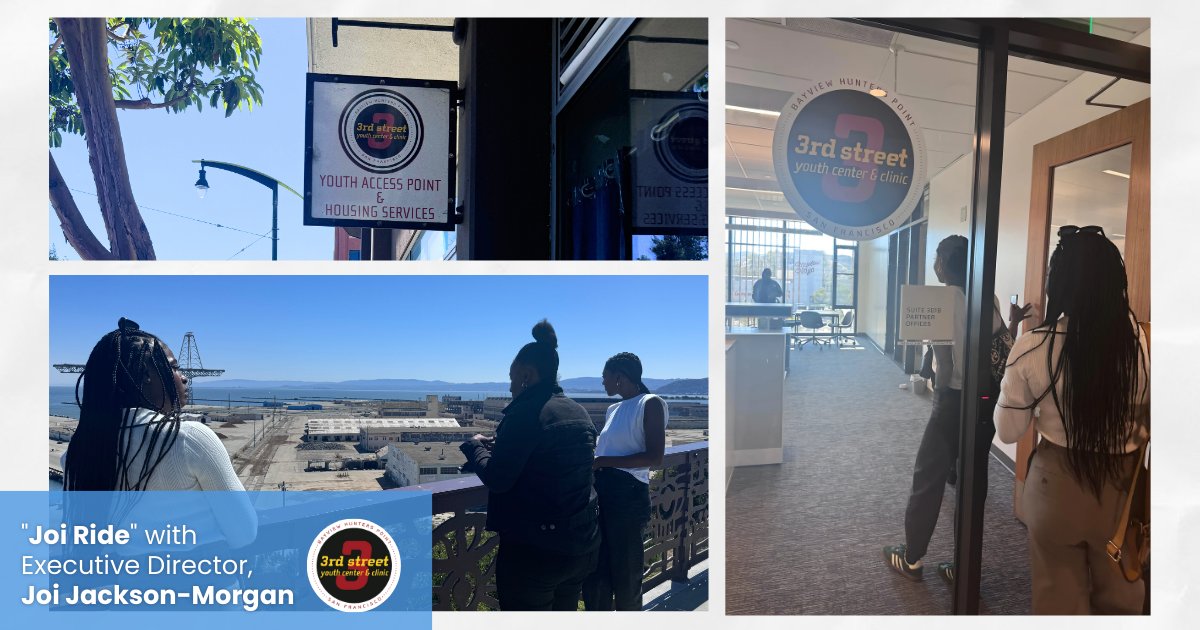 BonnerComm's tweet image. Honored to join 3rd St. Youth Center &amp;amp; Clinic’s ED, Joi Jackson-Morgan, on the inspiring Joi Ride—a tour of Bayview-Hunters Point &amp;amp; 3rd St.'s impact. Grateful to witness their work uplifting local youth!

🔗 Follow @3rdstyouth_ to learn more!

#UpliftingCommunities #WeAreBCOMM