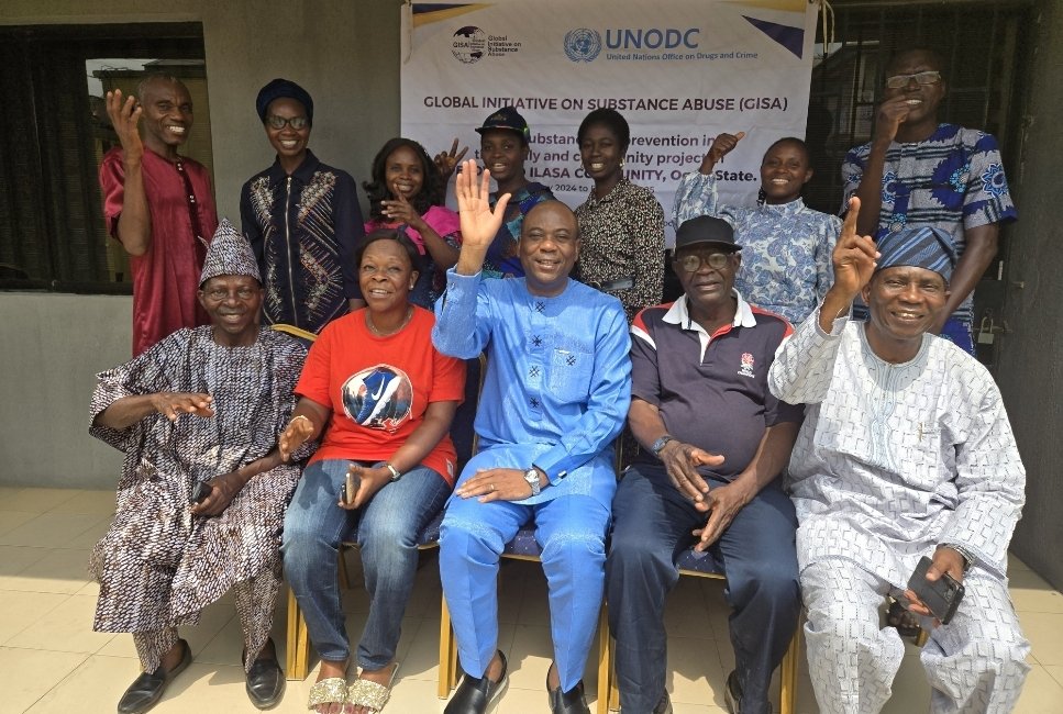 gisa_initiative's tweet photo. It was another exciting moment on Saturday as trainers/influencers provided feedback at the second project quarterly review meeting on strengthening families programme for substance use prevention in local communities in Ogun state 🇳🇬 Thanks to @UNODC_PTRS #DAPC https://t.co/ZrnYufvJOl