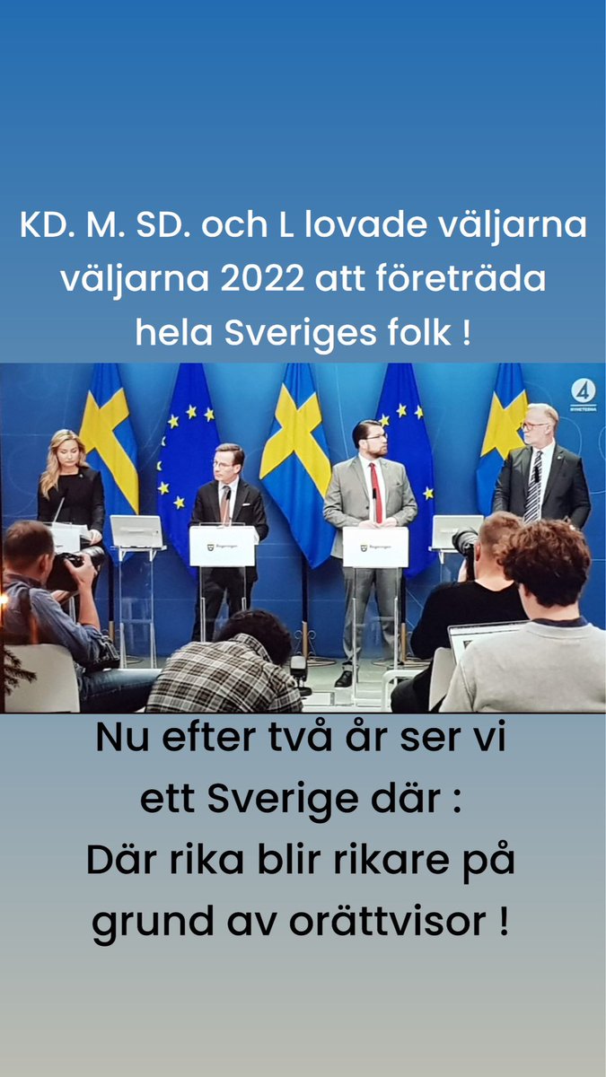 När skall Sverigedemokraterna och Tidöregeringen sluta regera Sverige! 😡
Sverige 🇸🇪 är nu otryggaste landet i EU 🧐