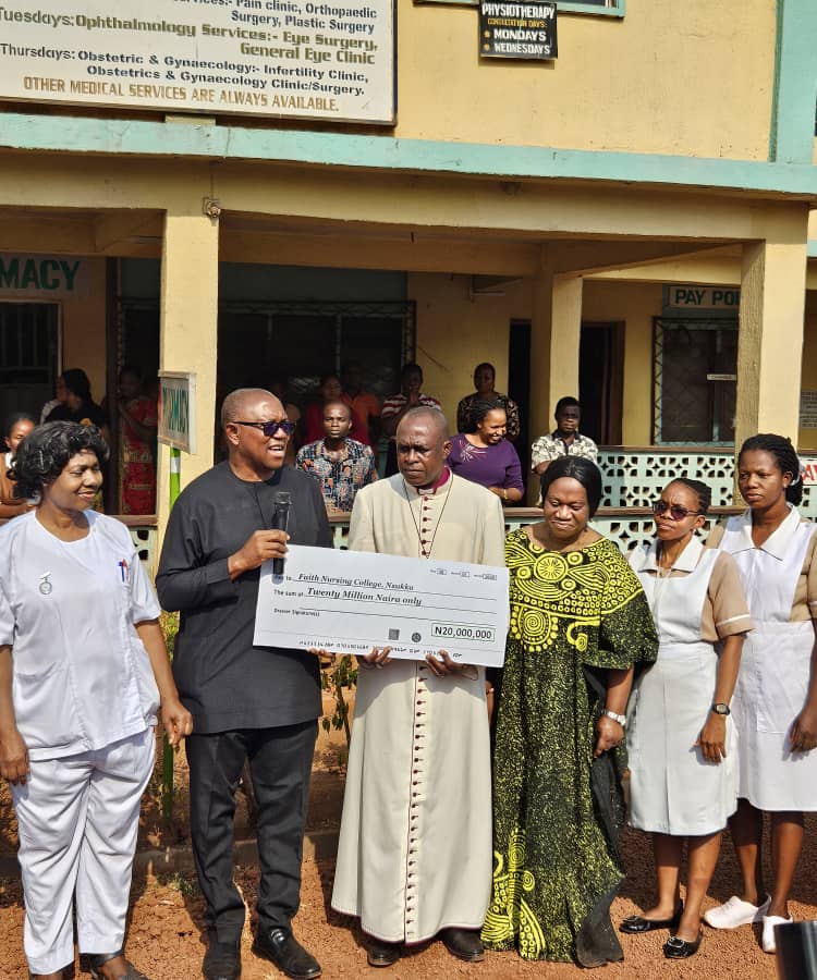 PeterObi's tweet image. Yesterday I was in Nsukka, Enugu state in continuation of my unwavering commitment and firm belief that the critical measure of development remains Health, Education, Reduction and Fighting Poverty.

While in this University town, I visited the proposed College of Nursing…