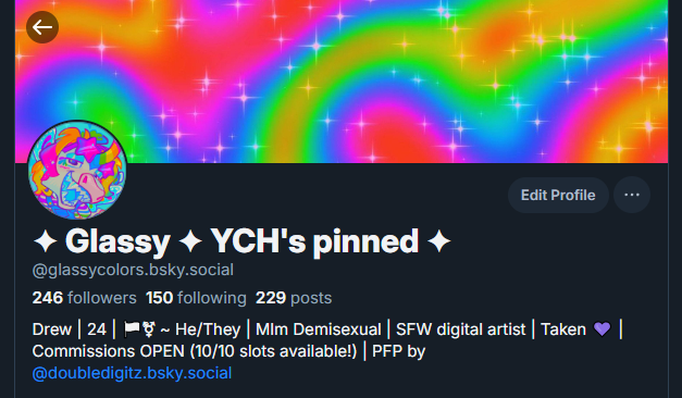 ✦ Not super active ~ On Bsky instead ✦ tweet media