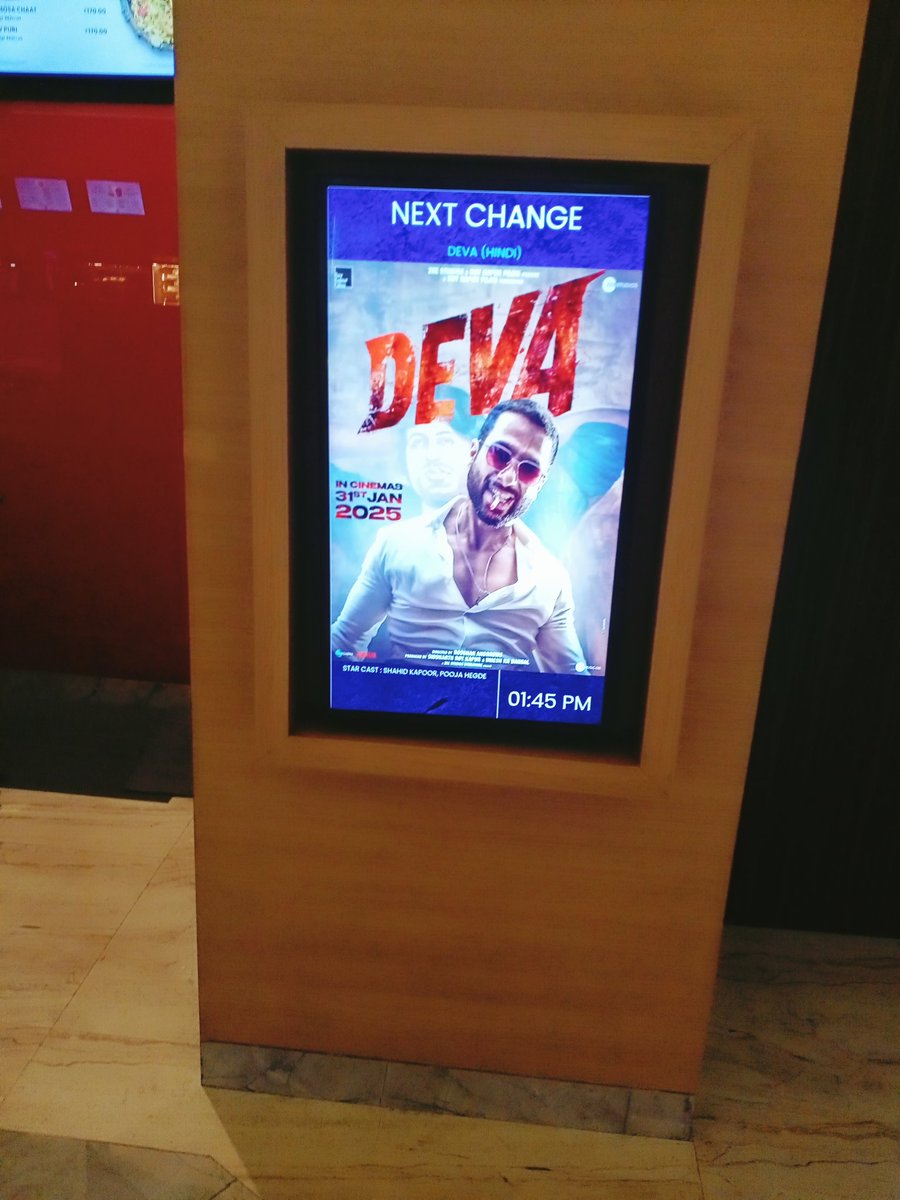 rupesh_Kakinada's tweet photo. Showtime
Shining STAR #ShahidhKapoor
Starrer #Deva #Kakinada
SRMT MALL #RoshanAndrewws
Deva In Cinemas Now
#DevaReview #Bollywood https://t.co/EM6wFq2CsQ