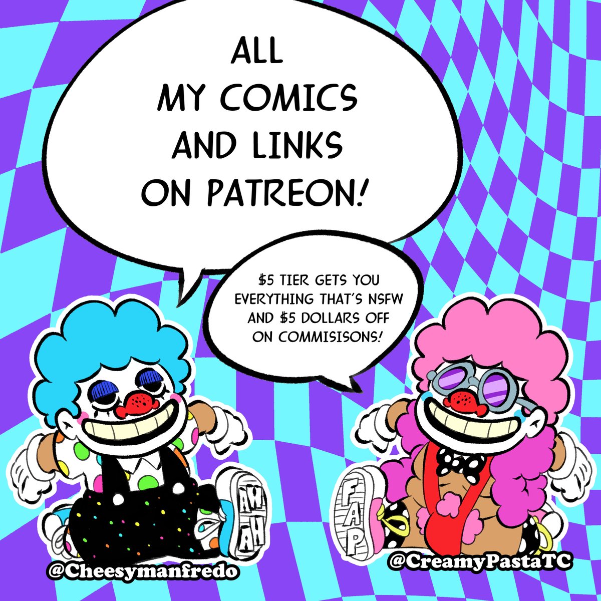 All my links now on Patreon and Commission Info!
https://t.co/aXlPCcAHga 