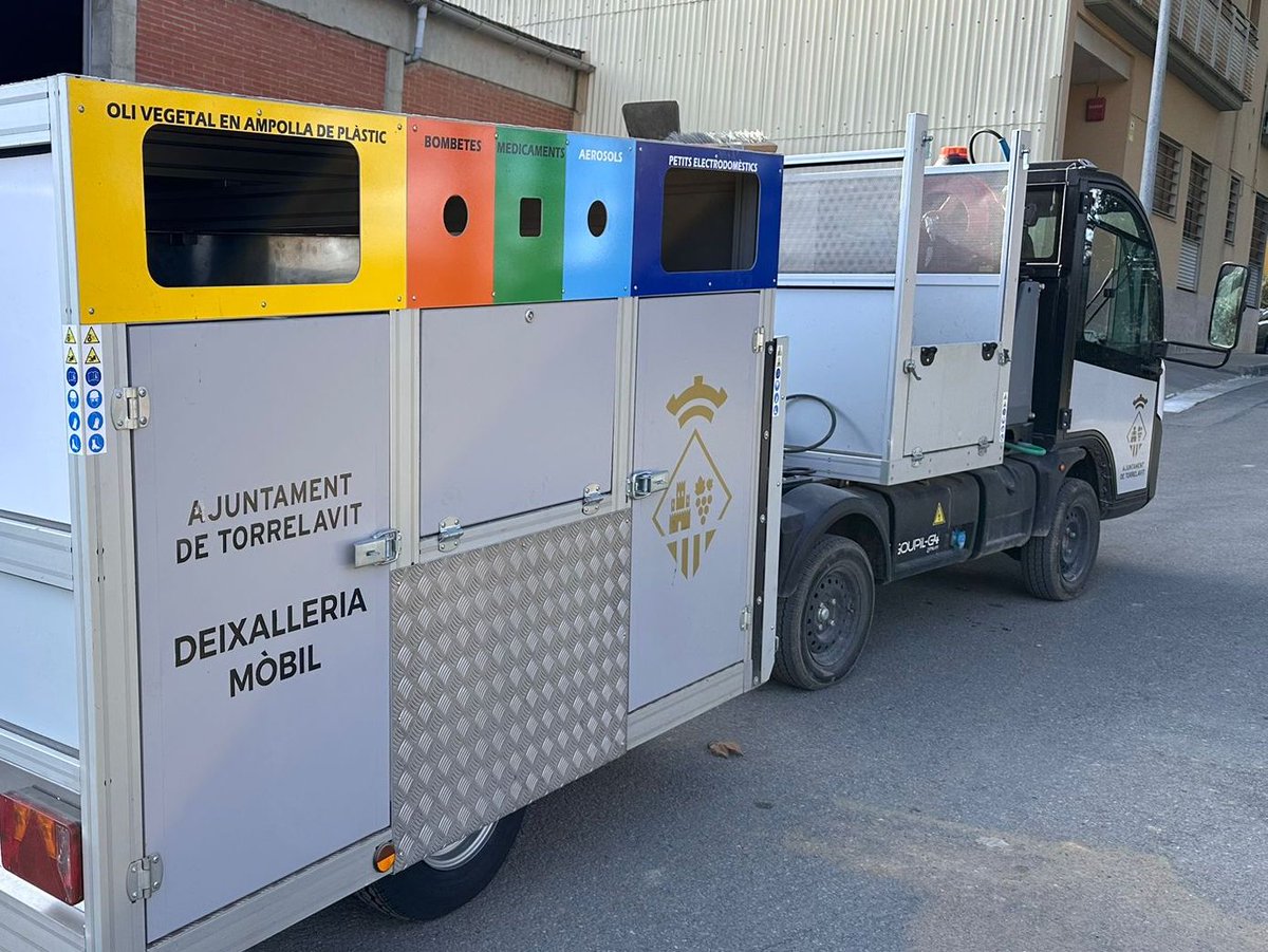 ♻️Torrelavit posa en marxa la deixalleria mòbil per facilitar el reciclatge
elcargol.com/societat/14109…