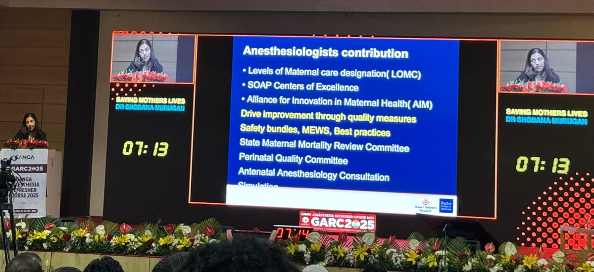 Shobana Rajan MD, FASA (@shobanarajan51) on Twitter photo Anesthesiologists play an important role in saving mothers lives- says Dr. Shobana Murugan at #GARC25 #anesthesia <a href="/SNACCNeuro/">SNACC</a> <a href="/deepak_neuro/">Deepak Sharma</a> Anesthesiologists play an important role in saving mothers lives- says Dr. Shobana Murugan at #GARC25 #anesthesia <a href="/SNACCNeuro/">SNACC</a> <a href="/deepak_neuro/">Deepak Sharma</a>