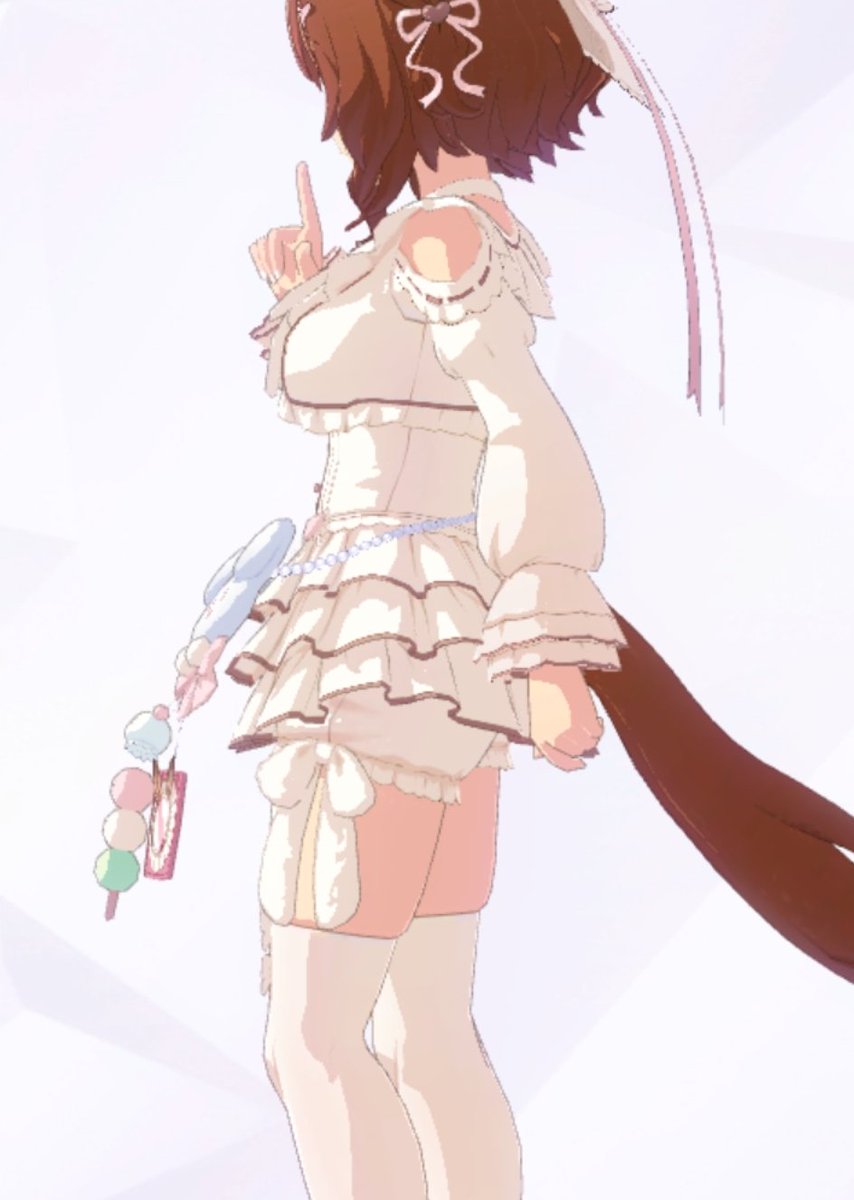 「服の色合いもあって正面からだとわからなかったけど、ちゃんと大きそうです。あと、相」|GNBSのイラスト