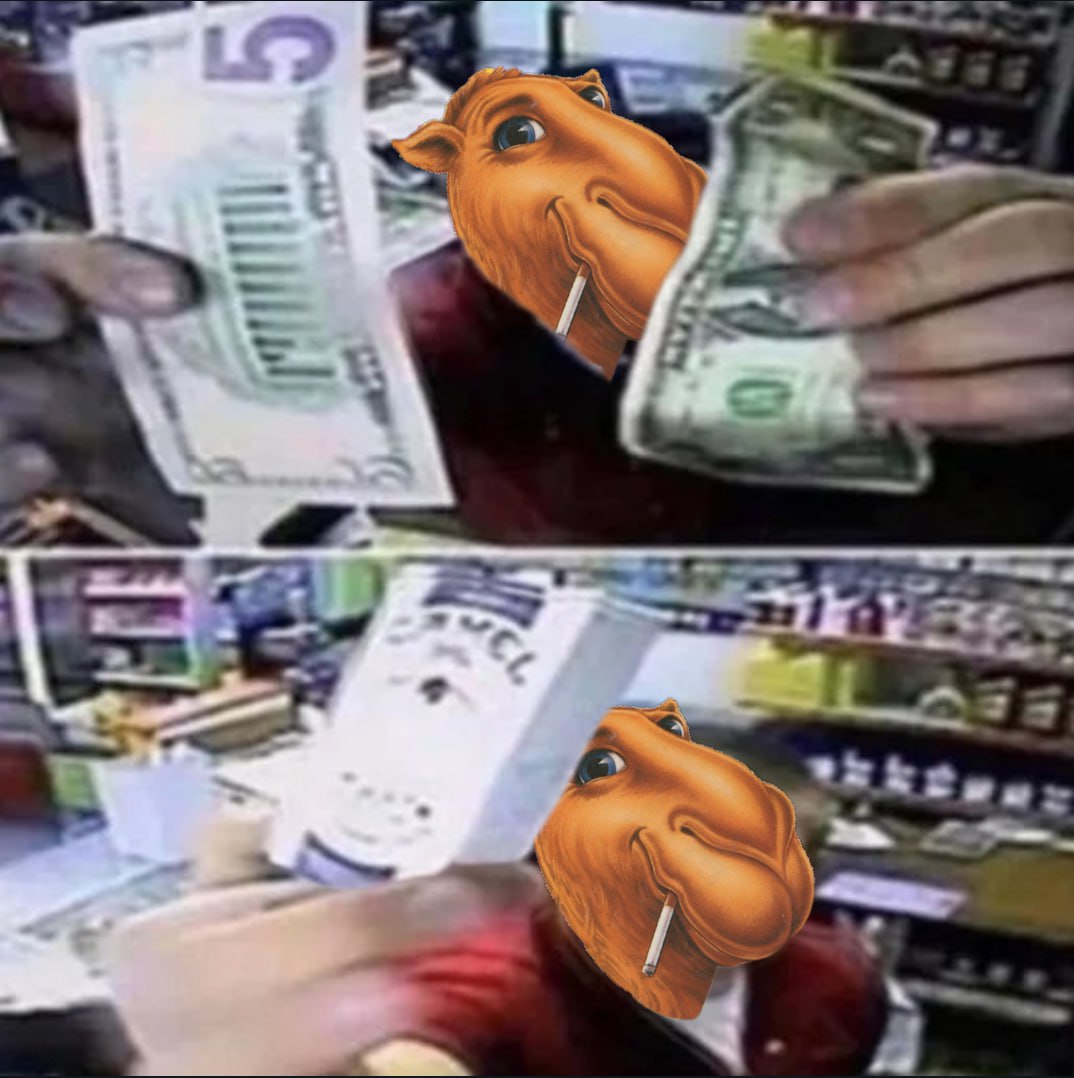 CamelSolCto's tweet photo. Joe Camel didn’t advertise cigarettes. He advertised a concept, a vibe, a state of mind. And we all bought it. #JoeCamelIsAnIdea https://t.co/LzN254W6lL