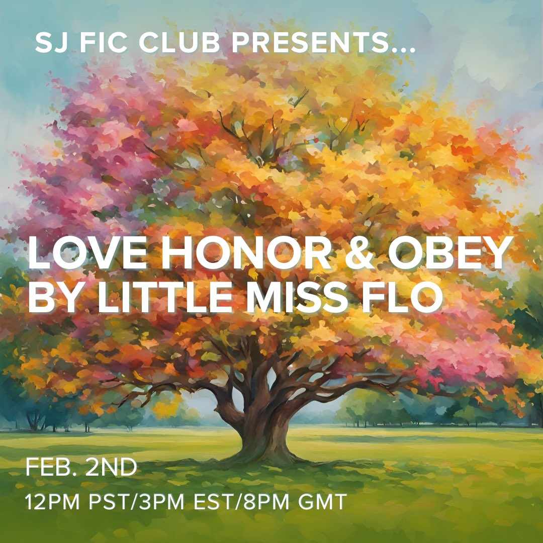 This week we are reading Love Honor &amp; Obey by Little Miss Flo! Hope to see you there! fanfiction.net/s/11995436/10/