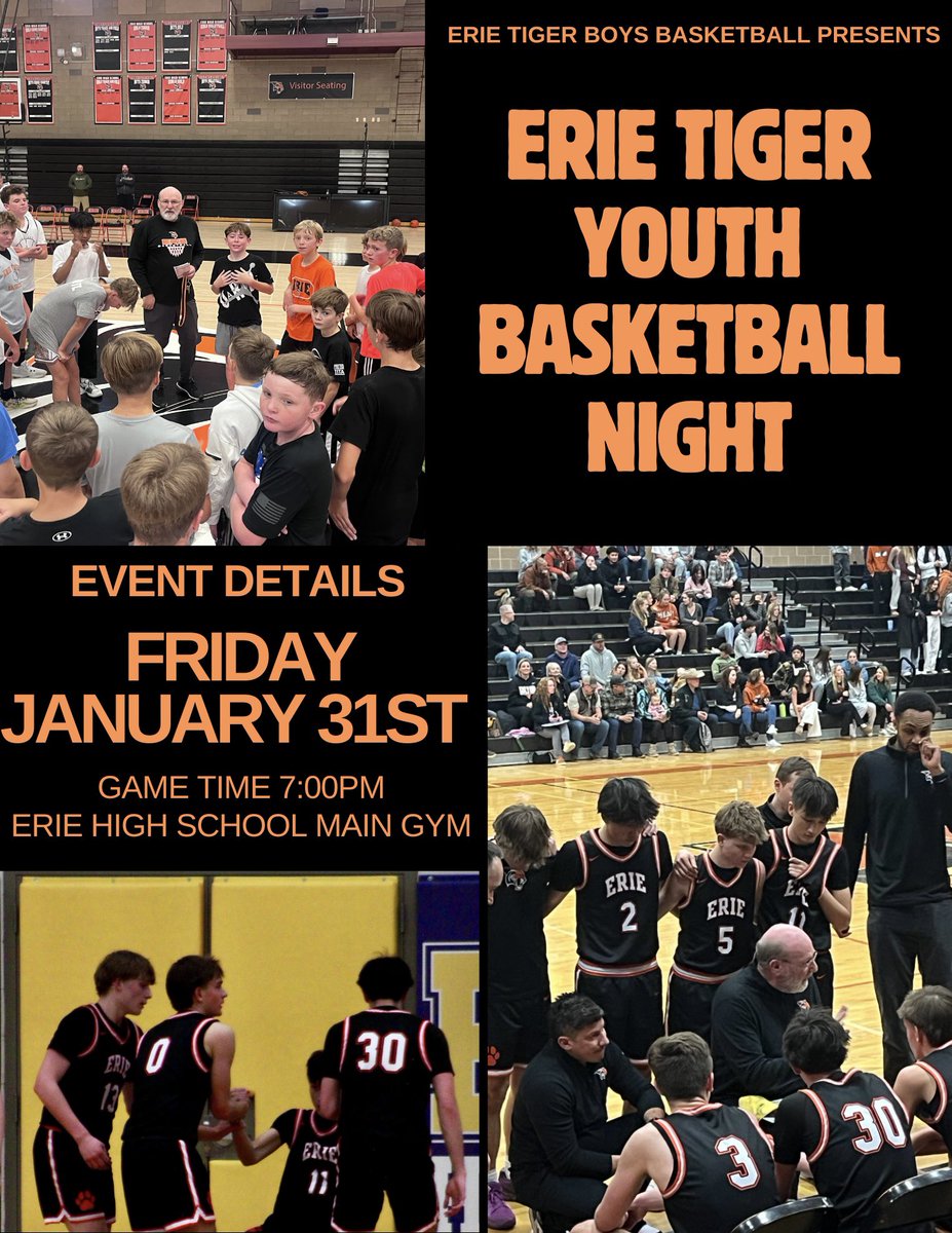 Erie Boys🏀 (@erietigershoops) on Twitter photo ETYB Night tomorrow vs Legacy Excited to have a bunch of future Erie ballers in the gym! <a href="/ErieHSAthletics/">Erie HS Athletics</a> <a href="/ErieTigerMedia/">Erie Tiger Media</a> ETYB Night tomorrow vs Legacy Excited to have a bunch of future Erie ballers in the gym! <a href="/ErieHSAthletics/">Erie HS Athletics</a> <a href="/ErieTigerMedia/">Erie Tiger Media</a>
