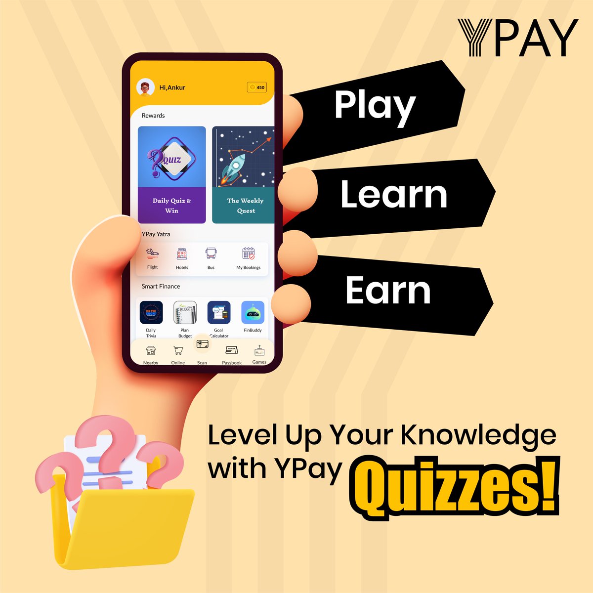 YpayOfficial's tweet photo. Learn smart, earn rewards, and level up your financial game!

Take YPay Quizzes and turn knowledge into earnings. 

Play, learn, and win—because financial literacy should be fun! https://t.co/j2wQg79g0B