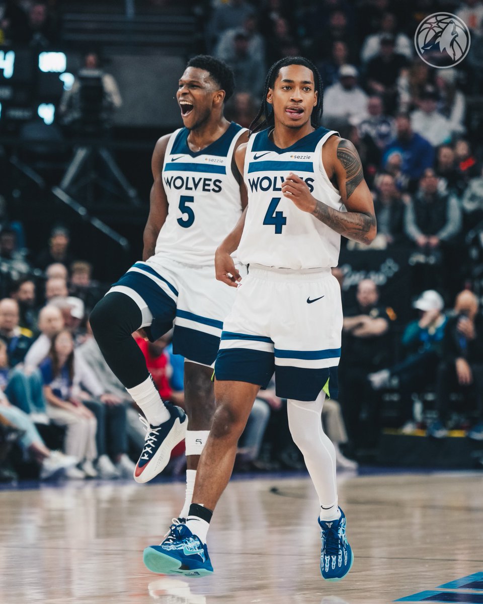 Timberwolves's tweet photo. HOW WE FEELING WOLVES FANS?! https://t.co/h4IXJVnNVo