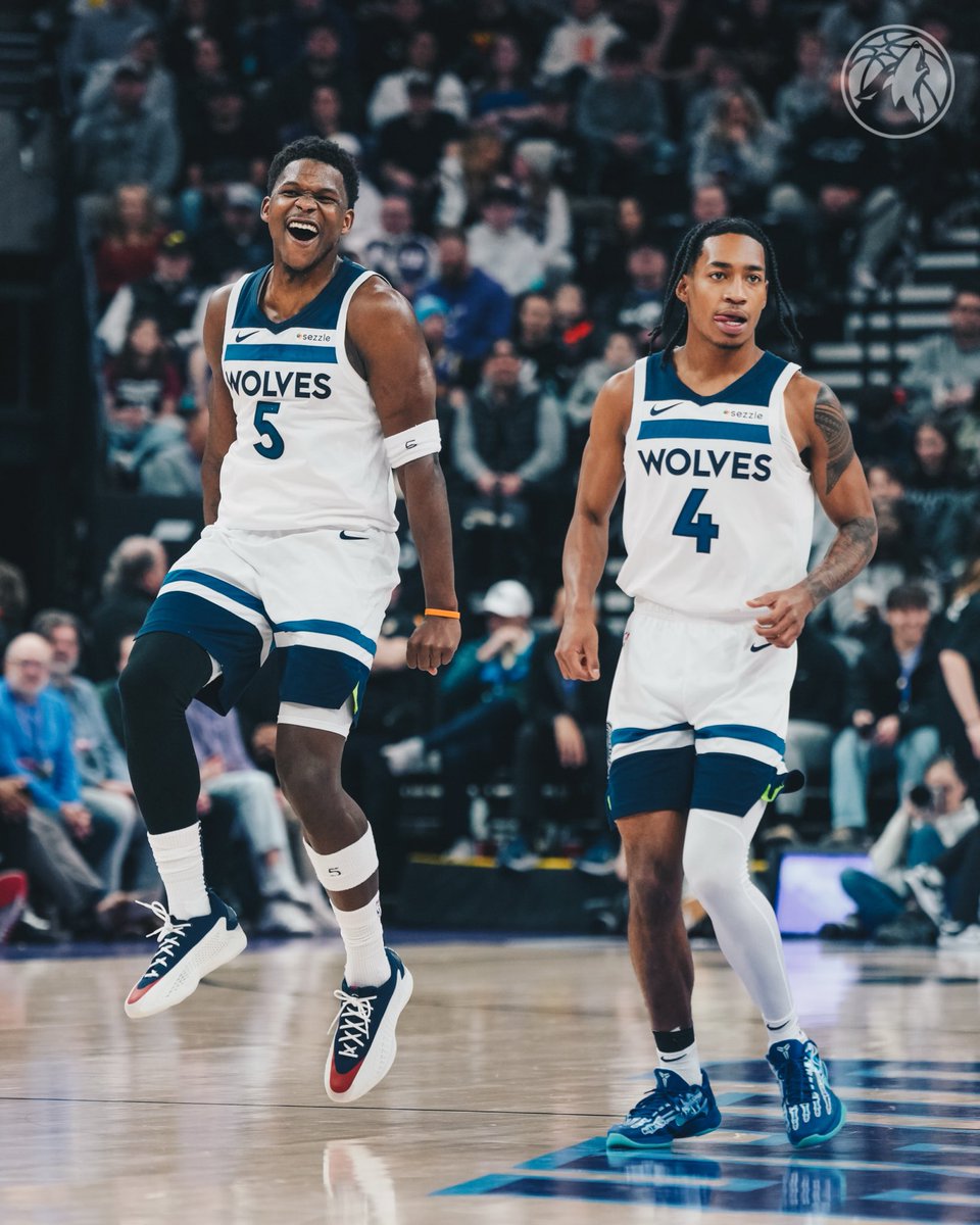 Timberwolves's tweet photo. HOW WE FEELING WOLVES FANS?! https://t.co/h4IXJVnNVo