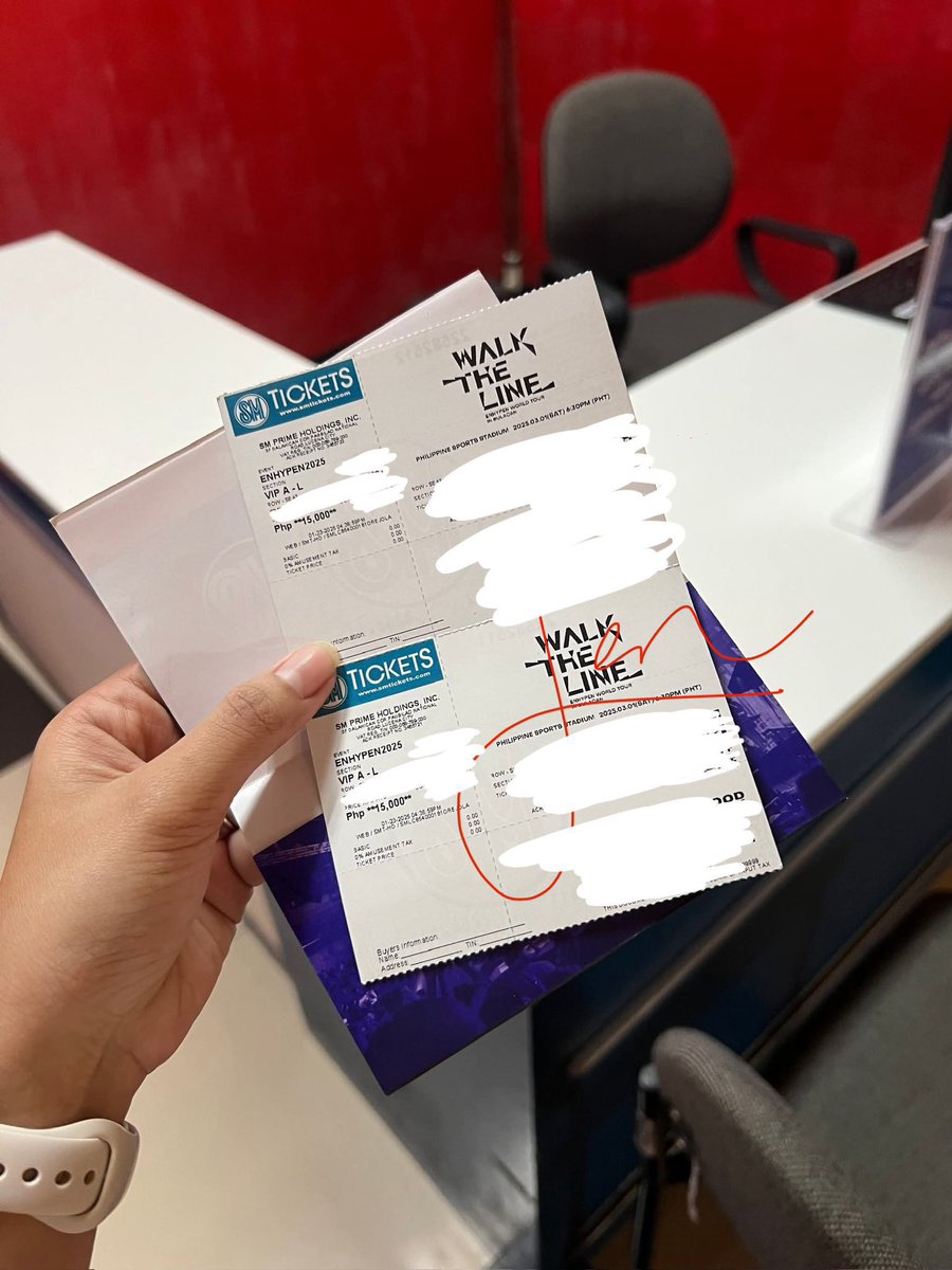 itshoonwonie's tweet photo. WTS LFB 

HELPING A FRIEND ‼️

• (1) VIP A - L 
• secured during presale 
• ₱15,000 
• claimed already 
• can meet up (or can nego for mop) 
• can do 2 gives (feb 5 &amp; feb 20 max)

#WALKTHELINE_IN_BULACAN 

t. wtl walk the line bulacan enhypen concert engene ph https://t.co/BOniDXYrr6