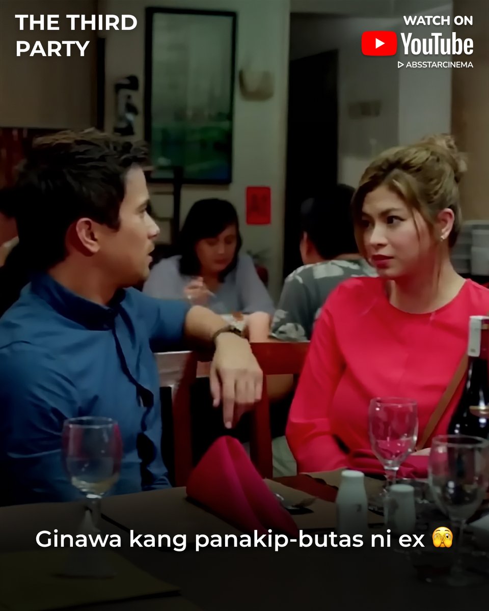 ABSCBN's tweet image. TAMA? 🍽️

#StartingOverAgain #FourSistersAndAWedding #TheThirdParty #AngDalawangMrsReyes

bit.ly/StarCinemaMovi…