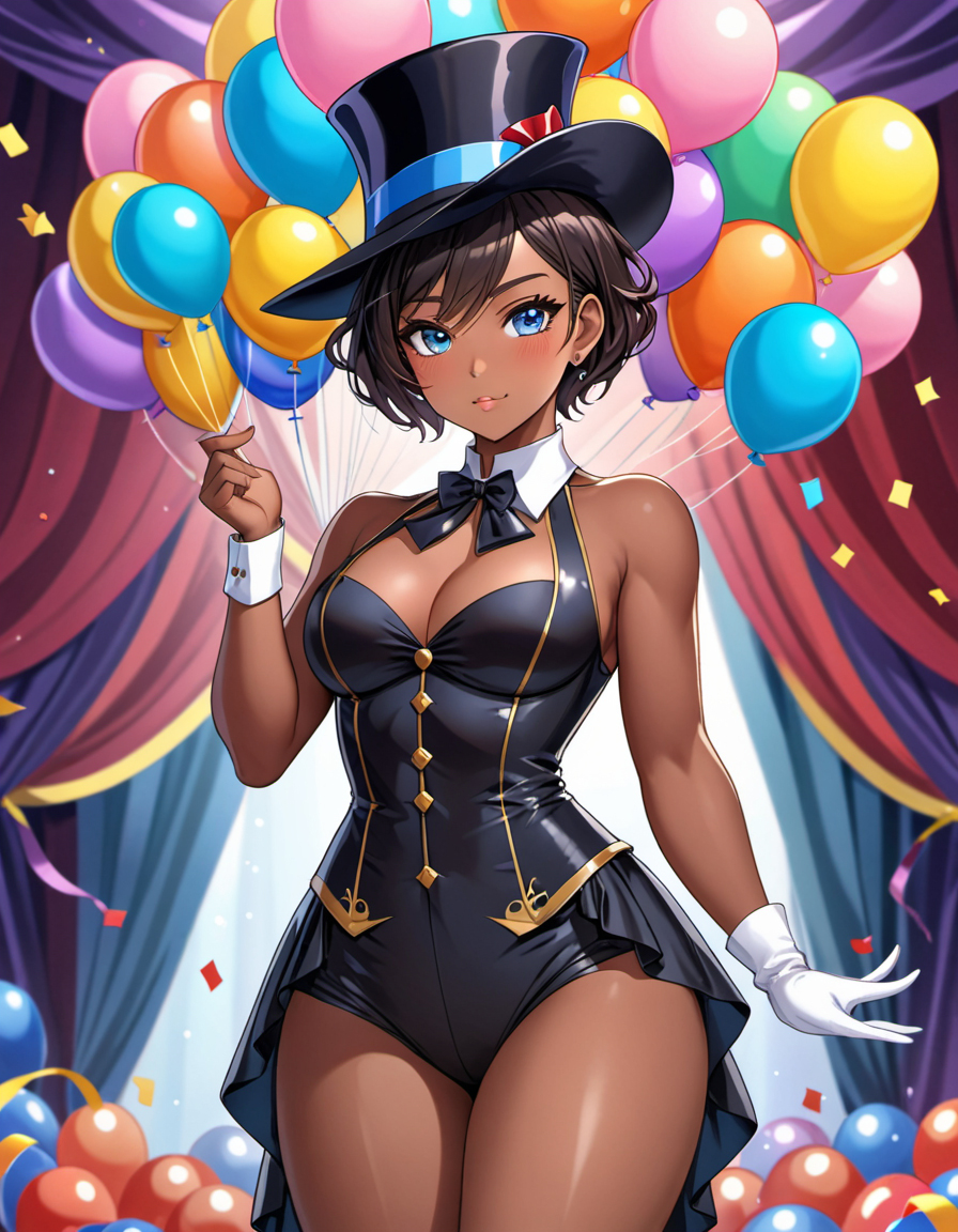 おはようございます。
マジックに失敗する前、颯爽と登場した頃の焦げ肌マリンさん
「タネ、シカケ、ちょっとアルヨ」
#AIart #AIイラスト #AI褐色部 #StableDiffusion