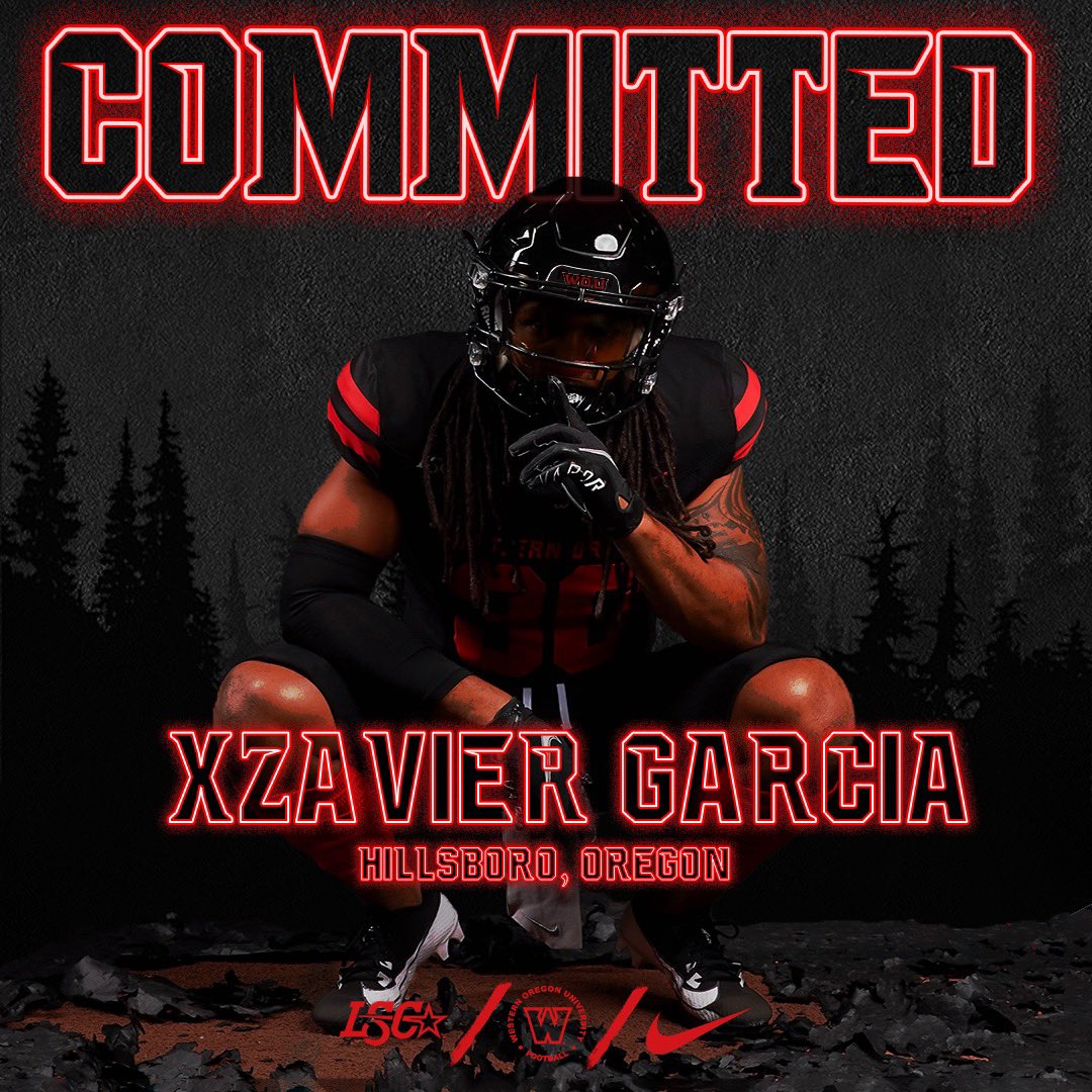 Xzavier Garcia (@xzaviergarcia39) on Twitter photo After a great official visit and many conversations with my family, friends and Coaches. I am excited to announce that I’ve committed to continue my academic and athletic career at western Oregon university
<a href="/ArneFerguson/">Arne Ferguson</a> <a href="/MattOverlin/">Matt Overlin</a> After a great official visit and many conversations with my family, friends and Coaches. I am excited to announce that I’ve committed to continue my academic and athletic career at western Oregon university
<a href="/ArneFerguson/">Arne Ferguson</a> <a href="/MattOverlin/">Matt Overlin</a>