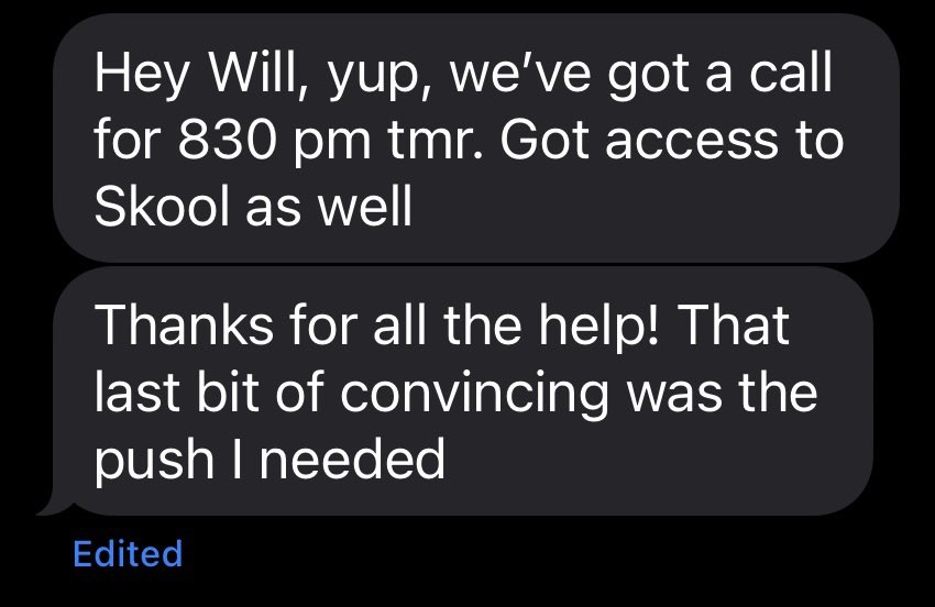 w_parv's tweet photo. This is what I live for

Deal I wouldn’t have closed even a week ago

The game continues https://t.co/JShg0lFL5v
