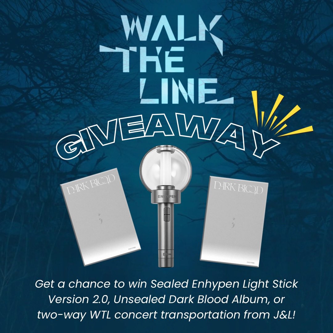 jandlcarpool's tweet photo. ENHYPEN WALK THE LINE IN BULACAN GA GIVEAWAY

*Heart and repost this
*Follow us
*Repost this: https://t.co/qcXj3fBove
*Reply “done”

Check photos for the prizes and t&amp;cs 🧡

#EN_WORLDTOUR_WALKTHELINE
#EN_WALKTHELINE #WALKTHELINE_IN_BULACAN #엔하이픈 #ENHYPEN
#WALKTHELINE_IN_ASIA https://t.co/t3sXFxZvAW