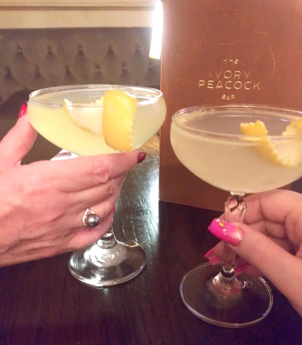Catching up with <a href="/MsCrimsonnyc/">Ms Crimson</a> over pretty cocktails! I highly recommend this bar if you're a gin lover-cheers!🍸