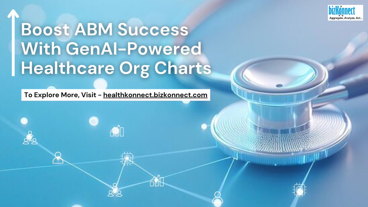KonnectBiz's tweet photo. 💡 Strategies evolve—engaging the right healthcare decision-makers effectively? Revisit our blog to learn more: https://t.co/Kh8qAFm8GU

Visit: https://t.co/7Os8R5PvEk

#ABM #GenAI #ActionableSalesIntelligence #ActionableOrgCharts #AccountMaps #B2B #Healthcare #BizKonnect https://t.co/qwbBiu2J3u