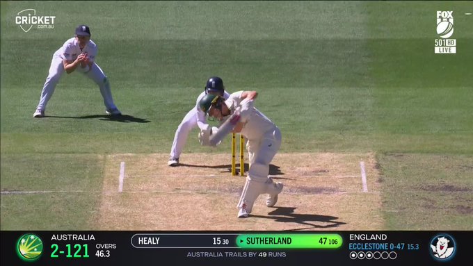 Annabel Sutherland gets to her fifty in style 👏 📹 Credits: Twitter/cricketcomau