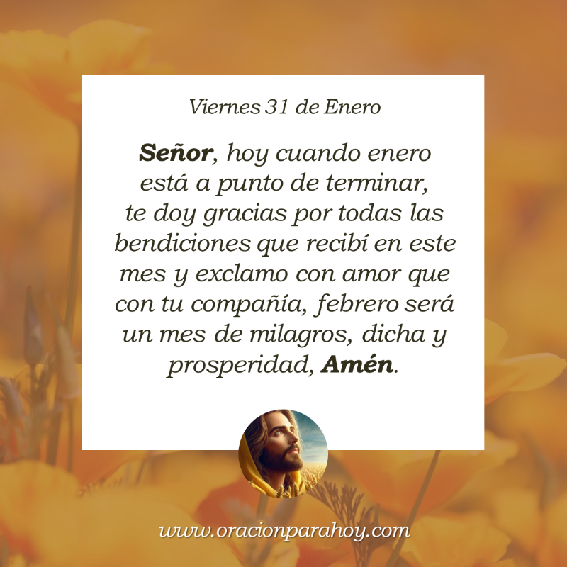 OracionParaHoy's tweet photo. Oración para hoy 31 de enero: https://t.co/pgq7EuzTlX